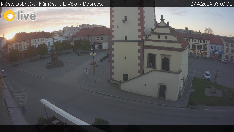 Město Dobruška - Náměstí F. L. Věka v Dobrušce - 27.4.2024 v 06:00