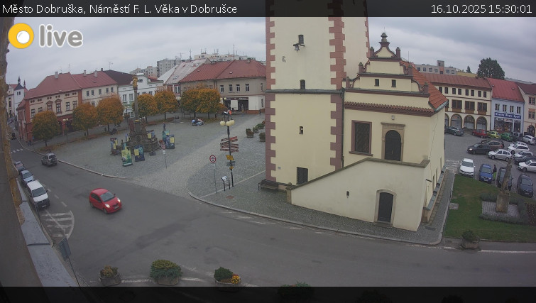 Město Dobruška - Náměstí F. L. Věka v Dobrušce - 16.10.2025 v 15:30 Město Dobruška - Náměstí F. L. Věka v Dobrušce - 16.10.2025 v 15:30