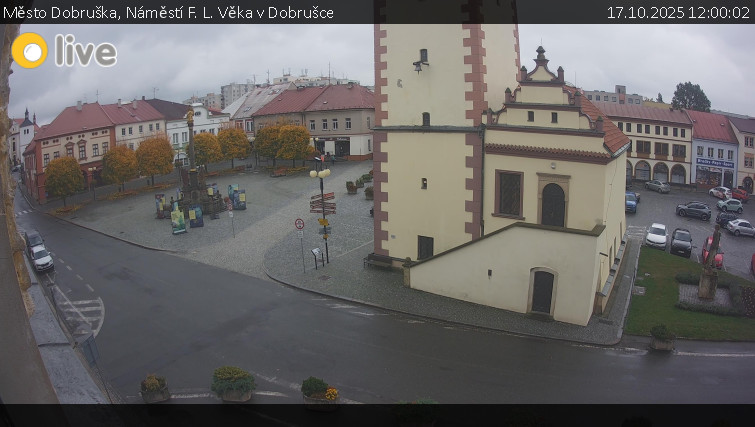 Město Dobruška - Náměstí F. L. Věka v Dobrušce - 17.10.2025 v 12:00 Město Dobruška - Náměstí F. L. Věka v Dobrušce - 17.10.2025 v 12:00
