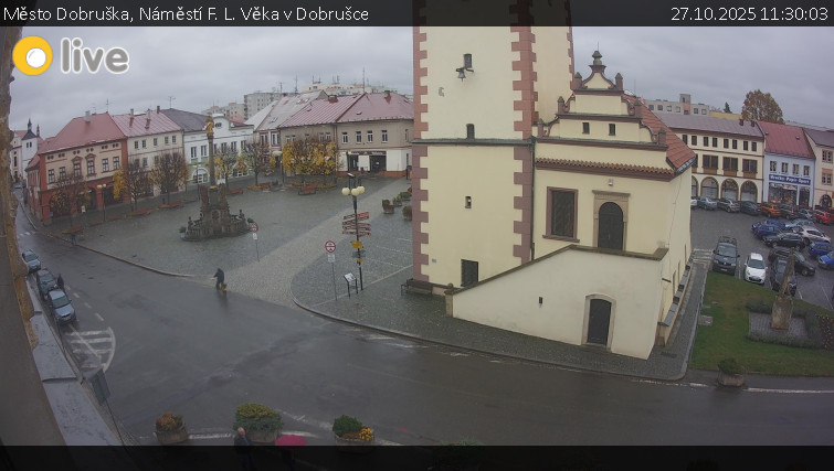 Město Dobruška - Náměstí F. L. Věka v Dobrušce - 27.10.2025 v 11:30 Město Dobruška - Náměstí F. L. Věka v Dobrušce - 27.10.2025 v 11:30