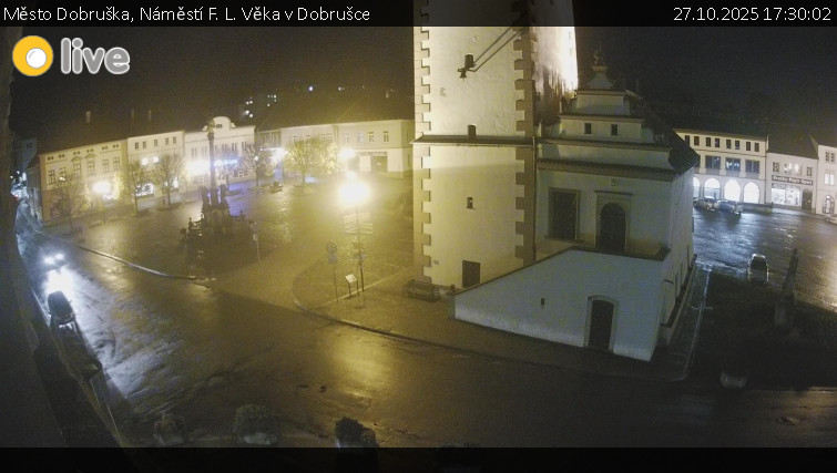 Město Dobruška - Náměstí F. L. Věka v Dobrušce - 27.10.2025 v 17:30 Město Dobruška - Náměstí F. L. Věka v Dobrušce - 27.10.2025 v 17:30