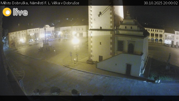 Město Dobruška - Náměstí F. L. Věka v Dobrušce - 30.10.2025 v 20:00 Město Dobruška - Náměstí F. L. Věka v Dobrušce - 30.10.2025 v 20:00