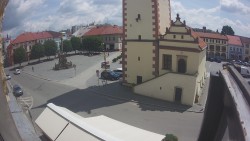 F. L. Věk Square in Dobruška