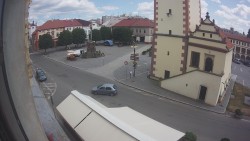 F. L. Věk Square in Dobruška
