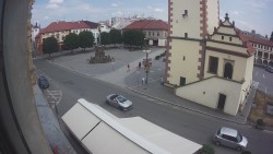 F. L. Věk Square in Dobruška
