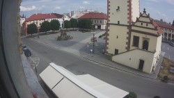 F. L. Věk Square in Dobruška