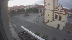 F. L. Věk Square in Dobruška