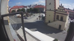F. L. Věk Square in Dobruška