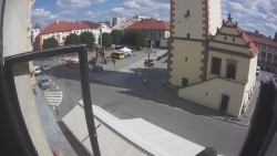 F. L. Věk Square in Dobruška