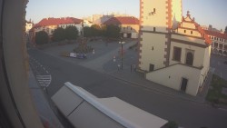 F. L. Věk Square in Dobruška