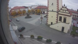 F. L. Věk Square in Dobruška
