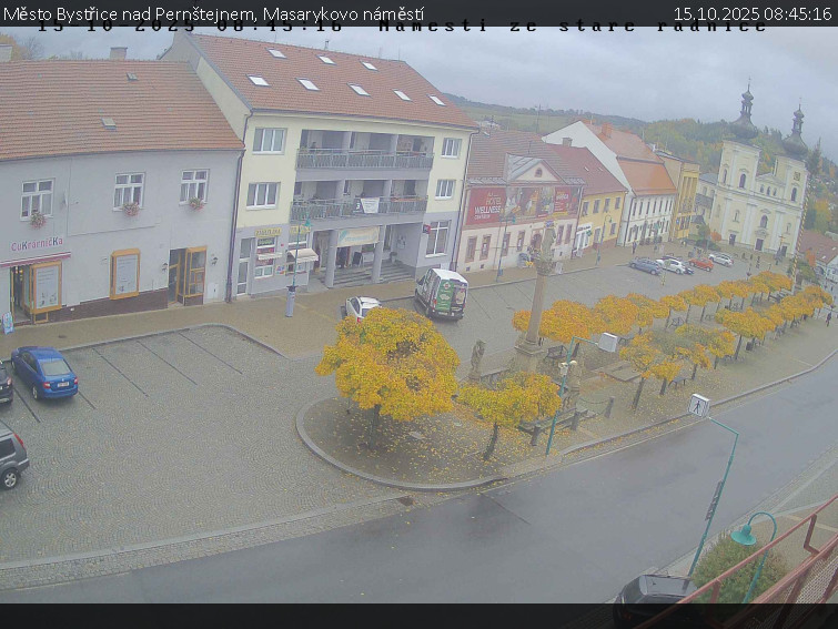 Město Bystřice nad Pernštejnem - Masarykovo náměstí - 15.10.2025 v 08:45 Město Bystřice nad Pernštejnem - Masarykovo náměstí - 15.10.2025 v 08:45