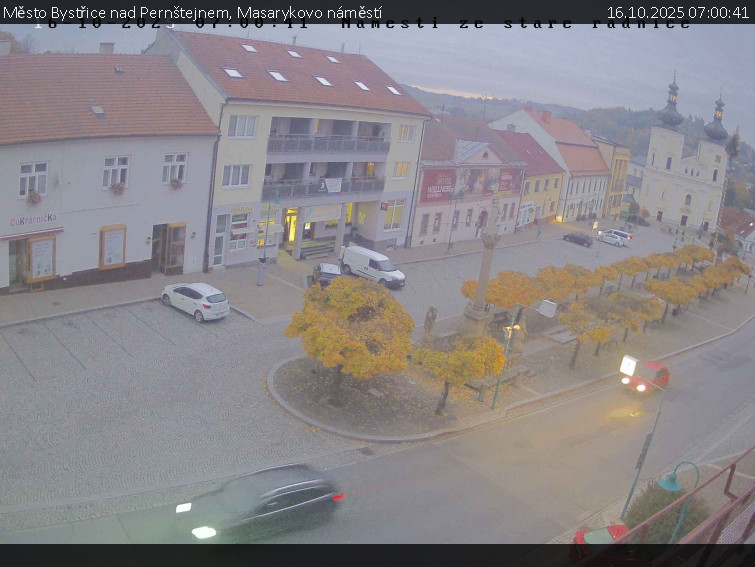 Město Bystřice nad Pernštejnem - Masarykovo náměstí - 16.10.2025 v 07:00 Město Bystřice nad Pernštejnem - Masarykovo náměstí - 16.10.2025 v 07:00