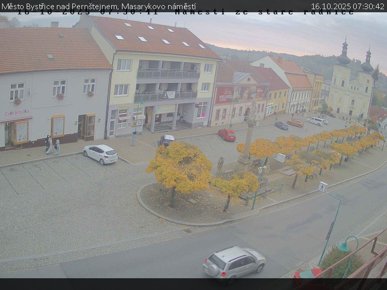 Město Bystřice nad Pernštejnem - Masarykovo náměstí - 16.10.2025 v 07:30 Město Bystřice nad Pernštejnem - Masarykovo náměstí - 16.10.2025 v 07:30