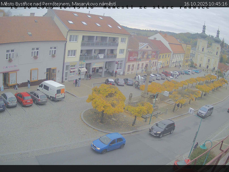 Město Bystřice nad Pernštejnem - Masarykovo náměstí - 16.10.2025 v 10:45 Město Bystřice nad Pernštejnem - Masarykovo náměstí - 16.10.2025 v 10:45