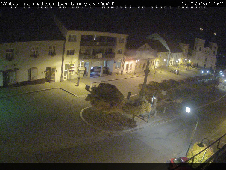 Město Bystřice nad Pernštejnem - Masarykovo náměstí - 17.10.2025 v 06:00 Město Bystřice nad Pernštejnem - Masarykovo náměstí - 17.10.2025 v 06:00
