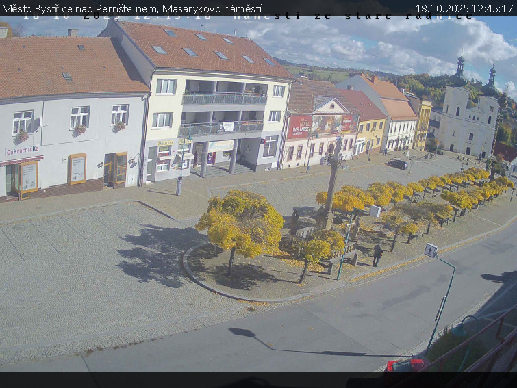 Město Bystřice nad Pernštejnem - Masarykovo náměstí - 18.10.2025 v 12:45 Město Bystřice nad Pernštejnem - Masarykovo náměstí - 18.10.2025 v 12:45