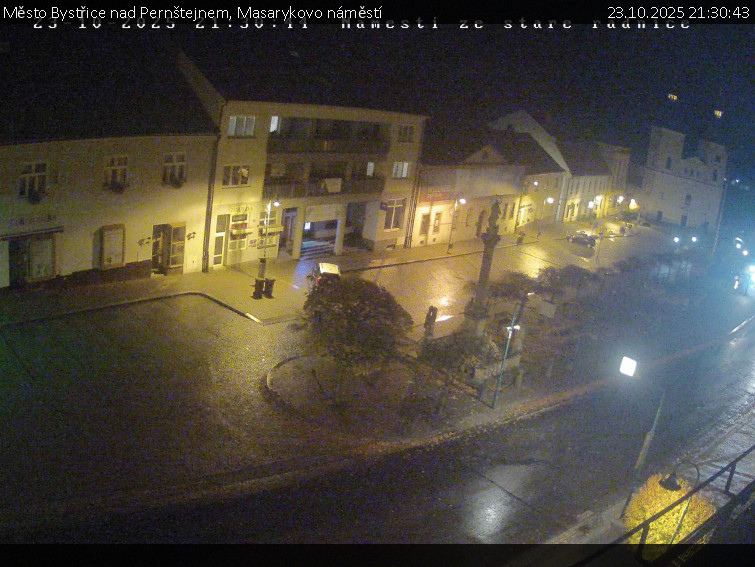 Město Bystřice nad Pernštejnem - Masarykovo náměstí - 23.10.2025 v 21:30 Město Bystřice nad Pernštejnem - Masarykovo náměstí - 23.10.2025 v 21:30