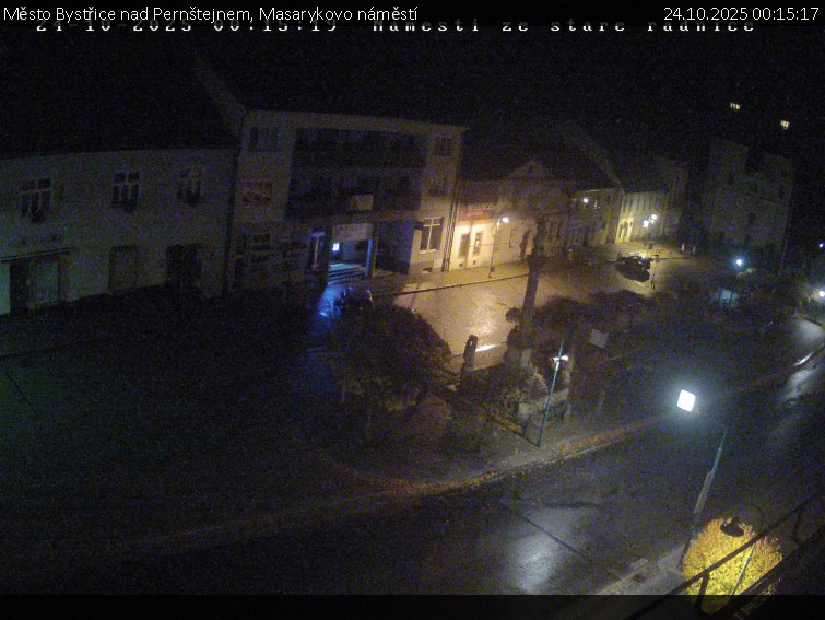 Město Bystřice nad Pernštejnem - Masarykovo náměstí - 24.10.2025 v 00:15 Město Bystřice nad Pernštejnem - Masarykovo náměstí - 24.10.2025 v 00:15