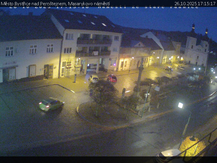 Město Bystřice nad Pernštejnem - Masarykovo náměstí  - 26.10.2025 v 17:15 Město Bystřice nad Pernštejnem - Masarykovo náměstí  - 26.10.2025 v 17:15