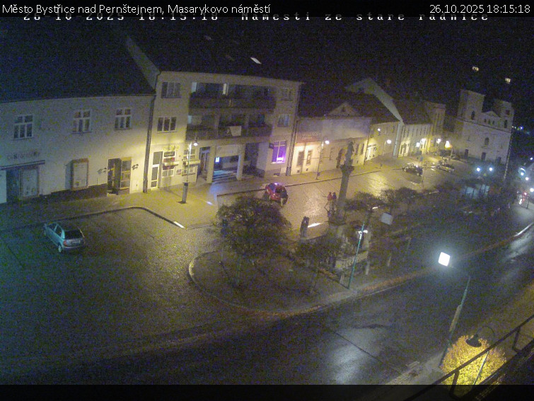 Město Bystřice nad Pernštejnem - Masarykovo náměstí  - 26.10.2025 v 18:15 Město Bystřice nad Pernštejnem - Masarykovo náměstí  - 26.10.2025 v 18:15