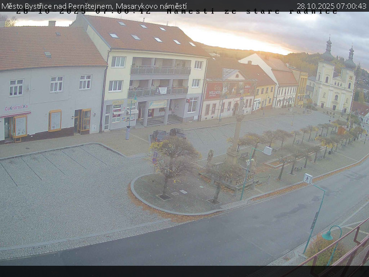 Město Bystřice nad Pernštejnem - Masarykovo náměstí  - 28.10.2025 v 07:00 Město Bystřice nad Pernštejnem - Masarykovo náměstí  - 28.10.2025 v 07:00