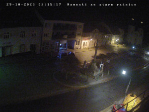 Město Bystřice nad Pernštejnem - Masarykovo náměstí  - 29.10.2025 v 02:15 Město Bystřice nad Pernštejnem - Masarykovo náměstí  - 29.10.2025 v 02:15