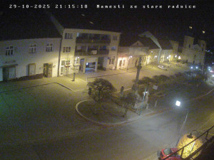Město Bystřice nad Pernštejnem - Masarykovo náměstí  - 29.10.2025 v 21:15 Město Bystřice nad Pernštejnem - Masarykovo náměstí  - 29.10.2025 v 21:15