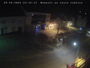 Město Bystřice nad Pernštejnem - Masarykovo náměstí  - 29.10.2025 v 23:15 Město Bystřice nad Pernštejnem - Masarykovo náměstí  - 29.10.2025 v 23:15