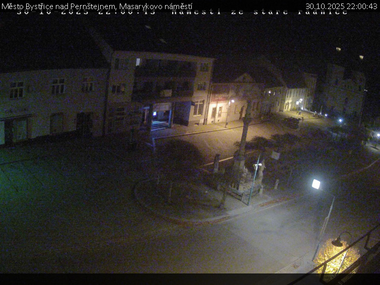 Město Bystřice nad Pernštejnem - Masarykovo náměstí  - 30.10.2025 v 22:00 Město Bystřice nad Pernštejnem - Masarykovo náměstí  - 30.10.2025 v 22:00