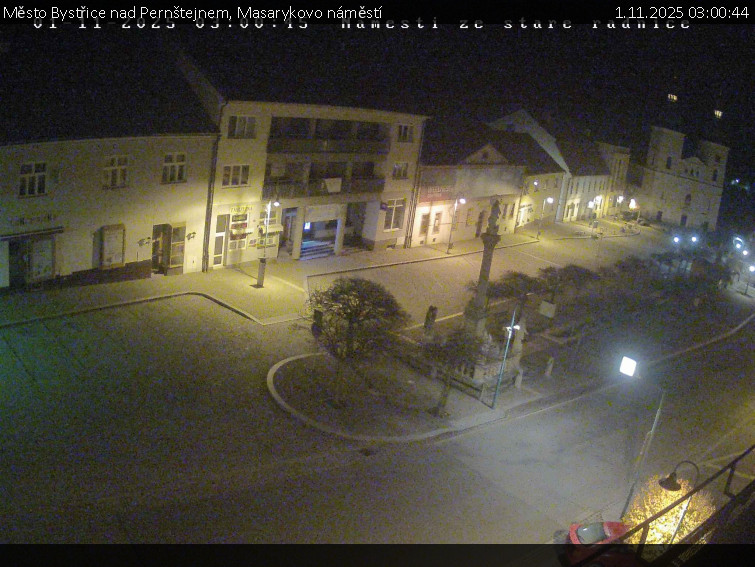 Město Bystřice nad Pernštejnem - Masarykovo náměstí  - 1.11.2025 v 03:00 Město Bystřice nad Pernštejnem - Masarykovo náměstí  - 1.11.2025 v 03:00