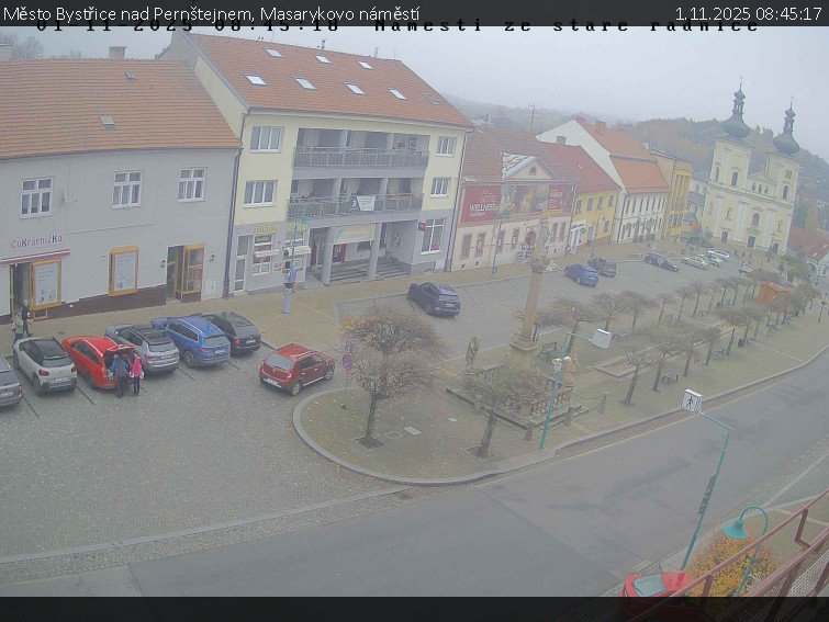 Město Bystřice nad Pernštejnem - Masarykovo náměstí - 1.11.2025 v 08:45 Město Bystřice nad Pernštejnem - Masarykovo náměstí - 1.11.2025 v 08:45