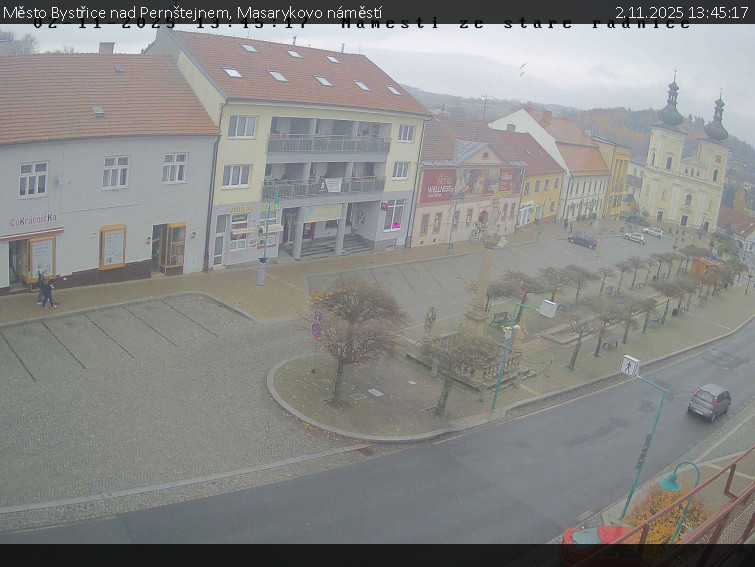 Město Bystřice nad Pernštejnem - Masarykovo náměstí - 2.11.2025 v 13:45 Město Bystřice nad Pernštejnem - Masarykovo náměstí - 2.11.2025 v 13:45