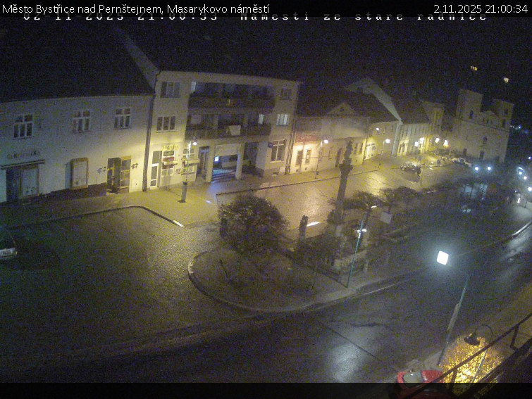 Město Bystřice nad Pernštejnem - Masarykovo náměstí - 2.11.2025 v 21:00 Město Bystřice nad Pernštejnem - Masarykovo náměstí - 2.11.2025 v 21:00