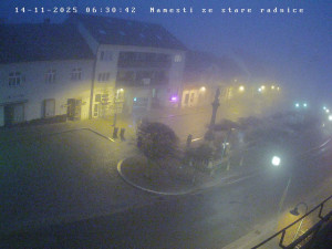 Město Bystřice nad Pernštejnem - Masarykovo náměstí - 14.11.2025 v 06:30 Město Bystřice nad Pernštejnem - Masarykovo náměstí - 14.11.2025 v 06:30