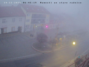 Město Bystřice nad Pernštejnem - Masarykovo náměstí - 14.11.2025 v 06:45 Město Bystřice nad Pernštejnem - Masarykovo náměstí - 14.11.2025 v 06:45