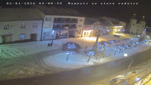 Město Bystřice nad Pernštejnem - Masarykovo náměstí - 2.1.2026 v 04:00 Město Bystřice nad Pernštejnem - Masarykovo náměstí - 2.1.2026 v 04:00