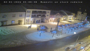 Město Bystřice nad Pernštejnem - Masarykovo náměstí - 2.1.2026 v 05:00 Město Bystřice nad Pernštejnem - Masarykovo náměstí - 2.1.2026 v 05:00