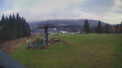 Horní část sjezdovky Skiareálu Ramzová