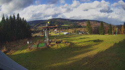 Horní část sjezdovky Skiareálu Ramzová