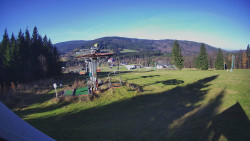 Horní část sjezdovky Skiareálu Ramzová