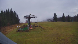 Horní část sjezdovky Skiareálu Ramzová