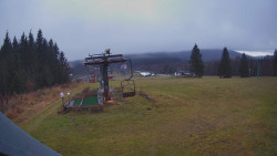 Horní část sjezdovky Skiareálu Ramzová