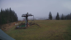 Horní část sjezdovky Skiareálu Ramzová