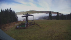 Horní část sjezdovky Skiareálu Ramzová