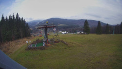 Horní část sjezdovky Skiareálu Ramzová