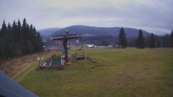 Horní část sjezdovky Skiareálu Ramzová