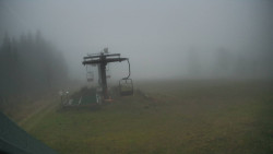 Horní část sjezdovky Skiareálu Ramzová