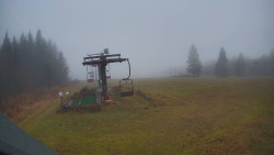 Horní část sjezdovky Skiareálu Ramzová