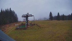 Horní část sjezdovky Skiareálu Ramzová